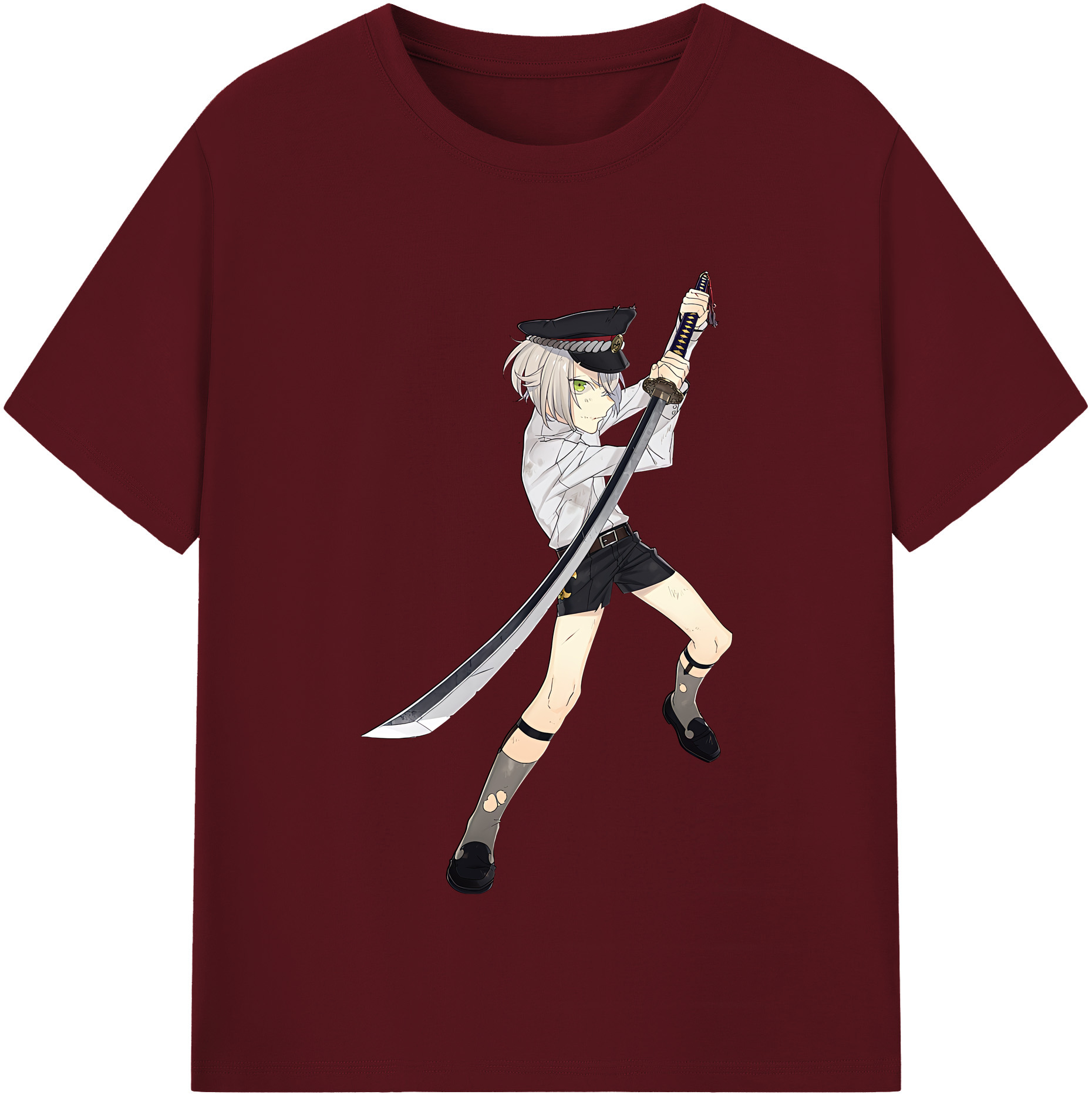 （画像用） 刀剣乱舞 Touken Ranbu 綿100％半袖Tシャツ（フロントプリント）